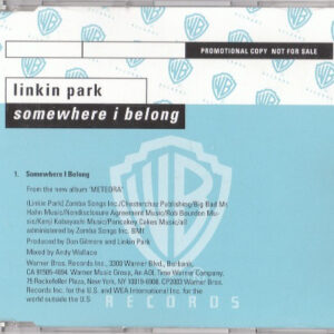 Linkin Park - Somewhere I Belong (CD, Single, Promo)