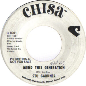 Stu Gardner - Mend This Generation (7", Promo)