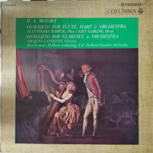 Wolfgang Amadeus Mozart - Jean-Pierre Rampal / Lily Laskine, Jacques Lancelot, Jean-François Paillard Conducting The Orchestre De Chambre Jean-François Paillard - Concerto For Flute, Harp & Orchestra / Concerto For Clarinet & Orchestra (LP)
