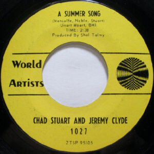 Chad & Jeremy - A Summer Song / No Tears For Johnnie (7", Single, Mono, Pit)