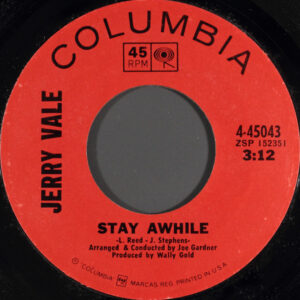 Jerry Vale - Stay Awhile (7", Single)