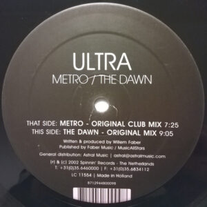 Ultra Spin - Metro / The Dawn (12")