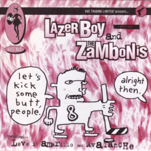 Lazerboy And The Zambonis - Love In Amarillo / Avalanche (7", Blu)