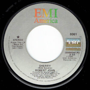 Robert John - Sherry / On My Own (7", Single)