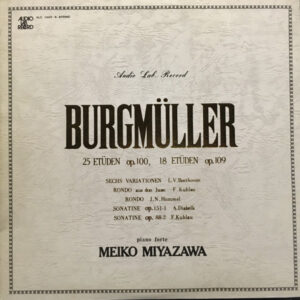 Johann Friedrich Franz Burgmüller, Meiko Miyazawa - 25 Etuden Op. 100, 18 Etuden OP. 109 (2xLP, Album)