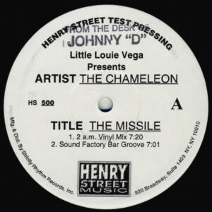 Louie Vega Presents The Chameleon - The Missile (12", TP)