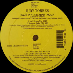 Judy Torres - Back In Your Arms Again (2x12")
