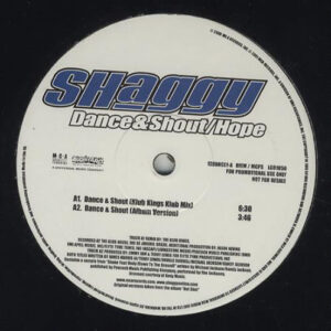 Shaggy - Dance & Shout / Hope (12", Promo)