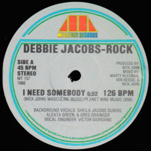 Debbie Jacobs-Rock - I Need Somebody (12")