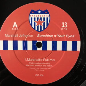 Marshall Jefferson - Sunshine N' Your Eyes (12")