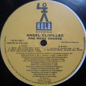 Angel Clivilles - One More Chance (12")
