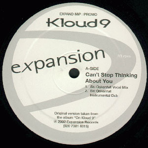Kloud 9 - Can't Stop Thinking About You / Never Knew (12", Promo)