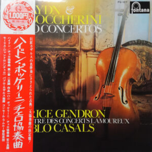 Joseph Haydn / Luigi Boccherini - Maurice Gendron, Orchestre Des Concerts Lamoureux, Pablo Casals - Cello Concertos (LP)