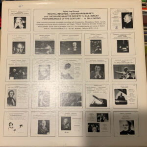 Bruno Walter Conducts Franz Schubert With London Symphony Orchestra - Symphony No. 9 In C, "The Great" (LP, Mono)