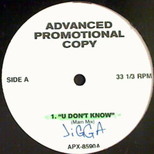 Jay-Z, Maxwell - U Don't Know / Lifetime (12", Promo, Unofficial)
