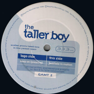 The Taller Boy - Keep On (Pressing) / Jackfield (12")
