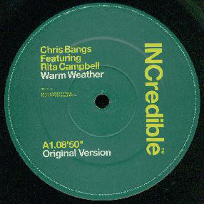 Chris Bangs Featuring Rita Campbell - Warm Weather (12")