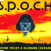 S.P.O.C.K - Never Trust A Klingon [2294 AD] (CD, Maxi)