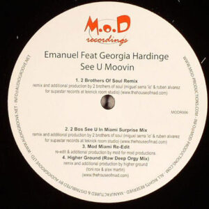 DJ Emanuel  Feat. Georgia Hardinge - See U Moovin (12")
