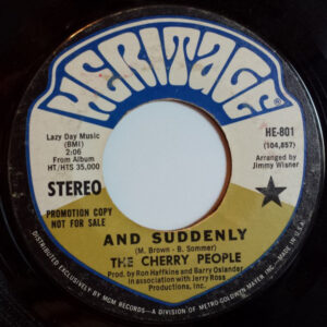 Cherry People - And Suddenly (7", Promo)
