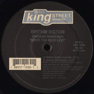 Rhythm Section Featuring Wanda Nash - Never Too Much Love (12")