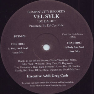Vel-Sylk - Do Da Do (12")