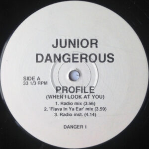 Junior Dangerous - Profile/Bad From Me Born (12")