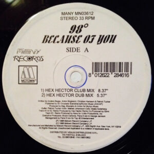 98 Degrees - Because Of You  (12")