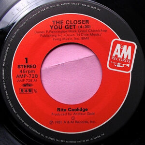 Rita Coolidge - The Closer You Get (7", Promo)