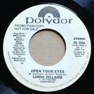 Linda Dillard - Open Your Eyes (7", Promo)