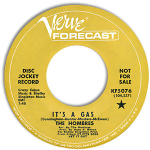 The Hombres - It's A Gas / Am I High (7", Single, Promo)