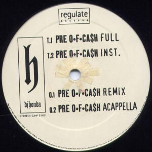 DJ Honda - Pre Of Cash (12")