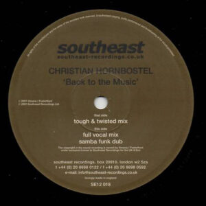Christian Hornbostel - Back To The Music (12")