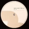 Various - That's What I Like EP Vol. 2 (12", EP) - 画像 (2)