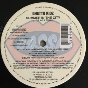 The Ghetto Kids - Summer In The City (12")