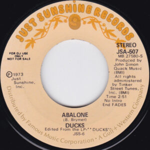 Ducks  - Abalone (7", Mono, Promo)