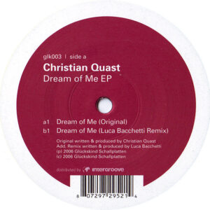 Christian Quast - Dream Of Me EP (12", EP)