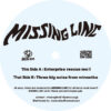 Missing Linc - Enterprise Rescue Me!! (12") - 画像 (2)
