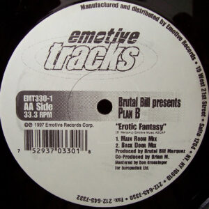 Brutal Bill Presents Plan B (24) - Erotic Fantasy (12")