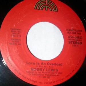 Bobby Lewis (6) - Love Is An Overload (7", Promo)