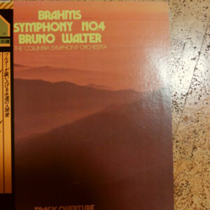 Johannes Brahms - Bruno Walter, Columbia Symphony Orchestra - Symphony No.4 In E Minor, Op.98/ Tragic Overture, Op.81 (LP)