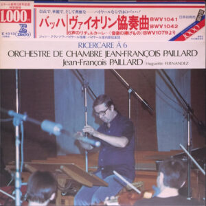 Johann Sebastian Bach, Huguette Fernandez & Orchestre De Chambre Jean-François Paillard - Concertos Pour Violons et Orchestre BWV 1041, 1042 (LP)