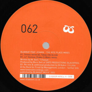 Blakkat Featuring Aswan - Rite Place (The Rite Mixes) (12")