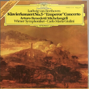 Ludwig Van Beethoven - Arturo Benedetti Michelangeli, Wiener Symphoniker, Carlo Maria Giulini - Ludwig Van Beethoven Klavierkonzert "Emperor" Concerto - Concerto For Piano And Orchestra No. 5 In E Flat Major, Op. 73 (LP, Album)