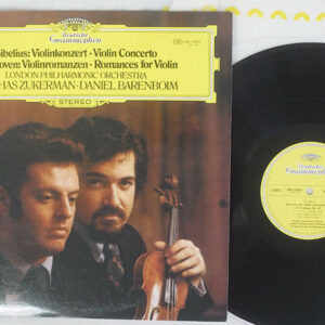 Jean Sibelius / Ludwig van Beethoven - London Philharmonic Orchestra / Pinchas Zukerman / Daniel Barenboim - Violinkonzert • Violin Concerto / Violinromanzen • Romances For Violin (LP, Album)