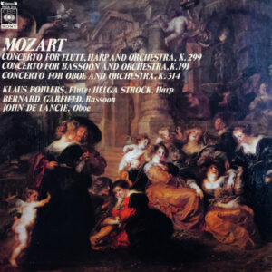 Wolfgang Amadeus Mozart - Klaus Pohlers, Helga Storck, Bernard Garfield, John De Lancie - Concerto for Flute & Harp, K.299; Bassoon Concerto, K.191; Oboe Concerto, K.314 (LP, Comp)