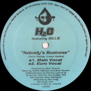 H2O Featuring Billie - Nobody's Business (12")