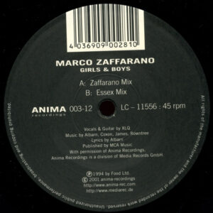 Marco Zaffarano - Girls & Boys (12")