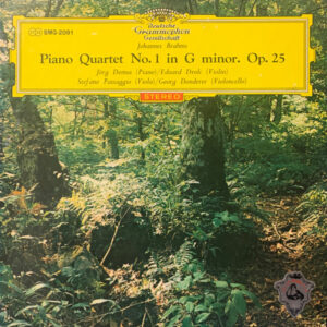 Johannes Brahms - Piano Quartet No. 1 In G Minor, Op. 25 (LP, Album)
