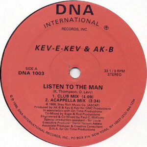 Kev E Kev & AK-B - Listen To The Man (12", RE)